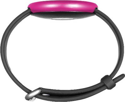 fbandz S6 IP-65 Waterproof Bluetooth Heart Rate Monitor Fitness Band Pink Smartwatch (Pink Strap Free size) 