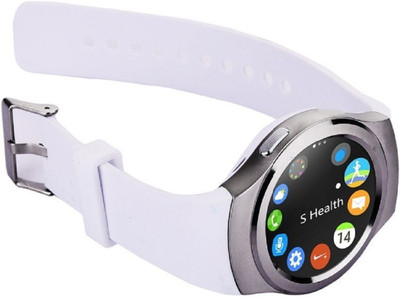 

Wonder World T-22 phone Silver Smartwatch(White Strap Regular)