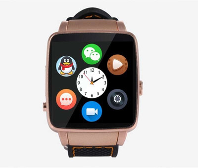 

Bingo X6 Gold Bluetooth Smart Watch Notification Gold Smartwatch(Black Strap Regular)