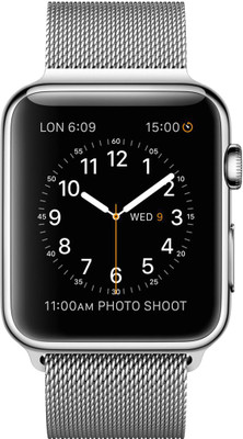 

Apple Watch 42 mm Stainless Steel Case with Milanese Loop(Grey Strap Medium)