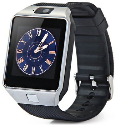 

Clairbell R7 Smart Watch Wrist Gear Sim Memory Card Slot Camera Black Smartwatch(Black Strap Medium)