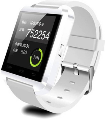 

advati U8 Smartwatch(White Strap Regular)