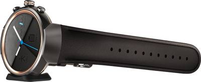 Asus Zenwatch 3 Gunmetal with Dark Brown Leather Strap For Women and Men
