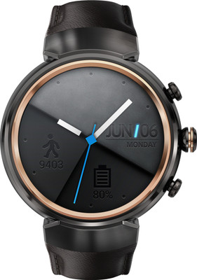 

Asus Zenwatch3 Dark Brown Leather Strap with Gunmetal case(Brown Strap Regular)