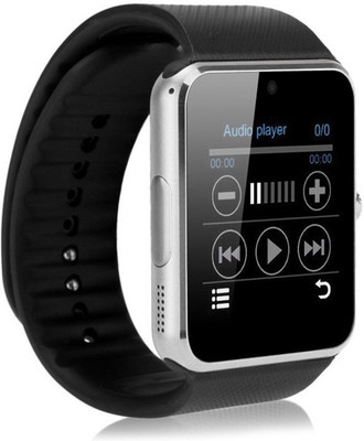 

Voltegic ® GT-08 Sport GSM Phone Silver Smartwatch(Black Strap Free Size)