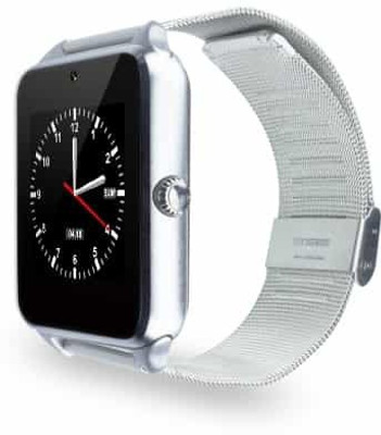 

Voltegic ® GT-08 Mobile GSM-SIM Card Sport Camera Phone Silver Smartwatch(Silver Strap Regular)