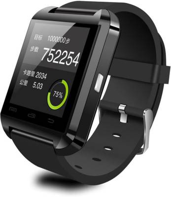 Maya Apple Bluetooth iOS Black Smartwatch (Black Strap) 