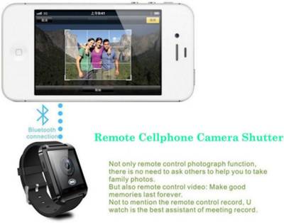 Outsmart with Bluetooth and Fitness Tracker Smartwatch (Red Strap) 