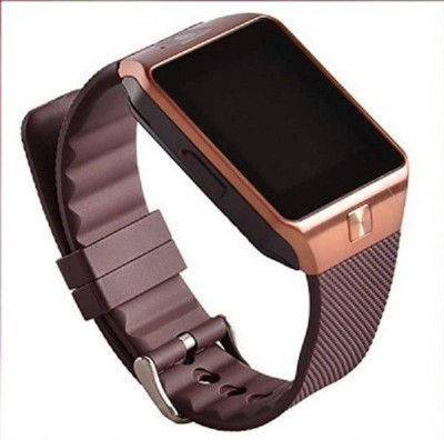 

Clairbell R7 Smart Watch Wrist Gear Sim Memory Card Slot Camera Brown Smartwatch(Brown Strap Medium)