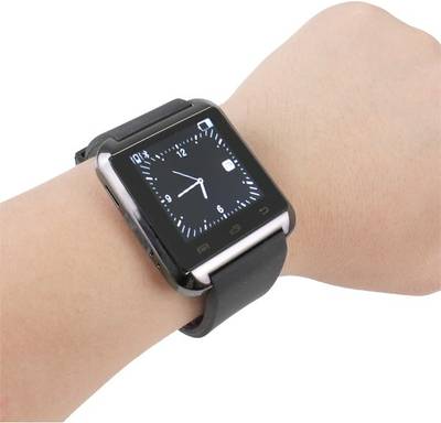 BLUFURY BU8A Smartwatch (Black Strap) 
