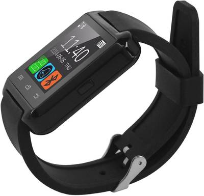 Micomy U8 Smartwatch (Black Strap) 