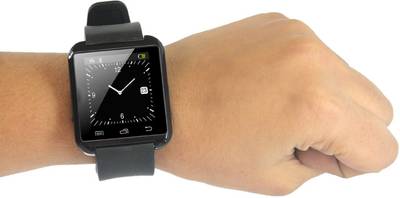 Micomy U8 Smartwatch (Black Strap) 