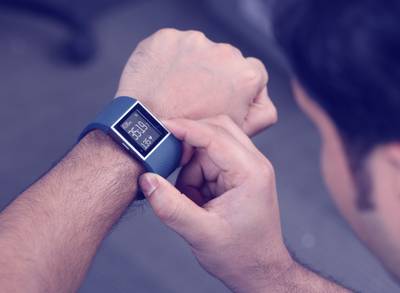 Fitbit Surge Large Blue Smartwatch