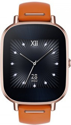 

Asus Zenwatch 2 Gold Case with Leather Strap Smartwatch(Orange Strap Regular)