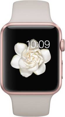 Apple Watch 42 mm Rose Gold Aluminum Case with Stone Sport Band Stone Smartwatch