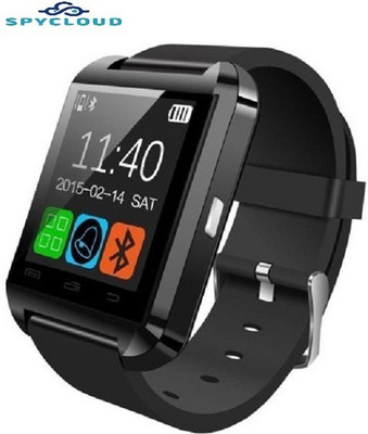 

Spycloud SC-U8 Smartwatch(Black Strap Regular)