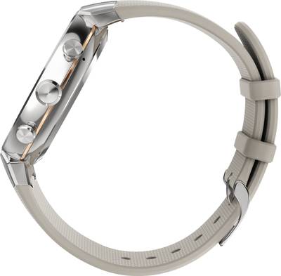 Asus Zenwatch 3 Silver with Beige Rubber Strap For Women and Men
