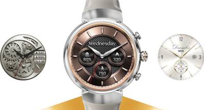 Asus Zenwatch 3 Silver with Beige Rubber Strap For Women and Men