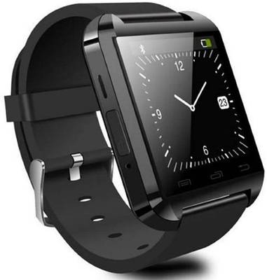 MDI u8 BLACK Smartwatch (Black Strap) 