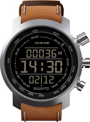 

Suunto Elementum Terra Brown Leather Smartwatch(Brown Strap Regular)