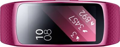 SAMSUNG Gear Fit 2 Pink Smartband (Pink Strap L) 