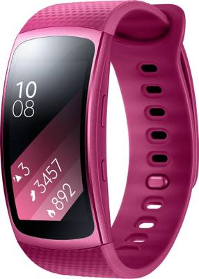 SAMSUNG Gear Fit 2 Pink Smartband (Pink Strap L) 