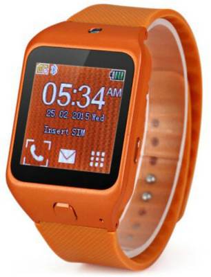 kenxinda W3 Peppy Orange Smartwatch (Orange Strap) 