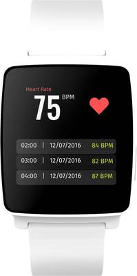 Hug Gesture Control Classic White Smartwatch