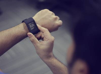 Fitbit Surge Fitness Superwatch Black Smartwatch (Black Strap S) 