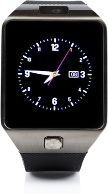

Wonder World ™ Mobile Bluetooth SIM Slot GSM Black Smartwatch(Black Strap Regular)