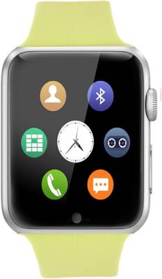 Frenzy With Sim, Memorycard slot, Bluetooth and Fitness tracker Parrot Smartwatch (Green Strap) 