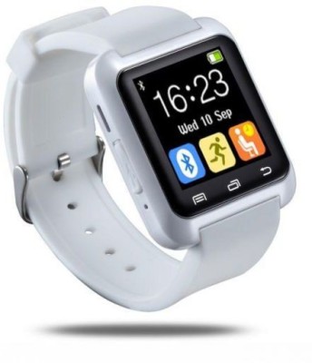 

IBS U8 Bluetooth Wrist Watch Phone call Android IOS iPhone Samsung WHITE Smartwatch(White Strap Regular)