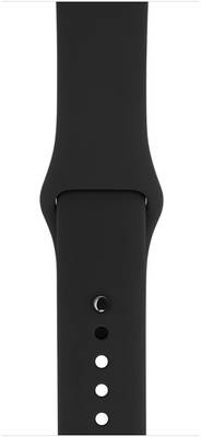 Apple Watch Series 1 - 42 mm Space Gray Aluminium Case with Black Sport Band Black Smartwatch