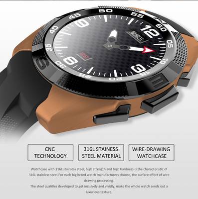 Enhance Limited edition premium NB-1 Gold with heart rate Smartwatch