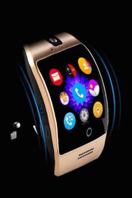 CELESTECH ARPQ18 with Curved Screen, SIM Card, Fitness Tracker and Bluetooth Smartwatch