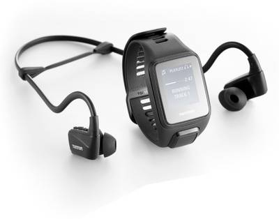 TomTom Spark 3 Music, GPS with Bluetooth Headphones Black Smartwatch