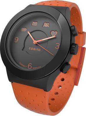 COGITO Fit Smartwatch (Orange Strap) 