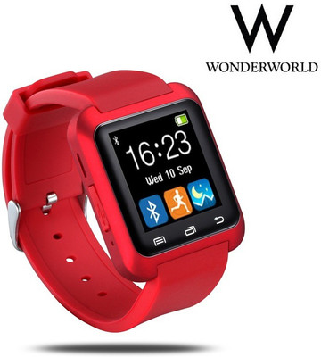 

Wonder World ™ Bluetooth U8 UNIVERSAL Android Red Smartwatch(Red Strap Free Size)