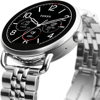 fossil q wander silver