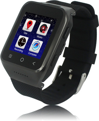 

Kingshen Android Watch Phone S8 Smartwatch(Black Strap Regular)