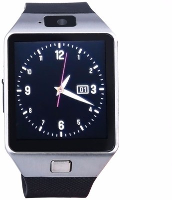 WONDERWORLD ™ DZ09 Sport Notifier Smartwatch(Silver Strap, Regular)