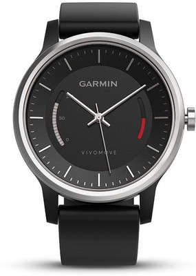 Garmin Vivomove Sport Smartwatch(Black Strap Regular)