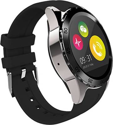 Bingo T-20 Plus Silver Heart-Rate Monitor Waterproof Bluetooth Smart watch Silver Smartwatch