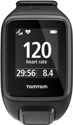 TomTom Spark Cardio Black Smartwatch((Black, Small))