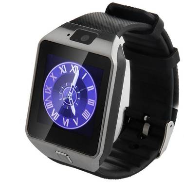 fbandz ™ Bluetooth Fitness Tracker Silver Smartwatch (Silver Strap Free Size) 