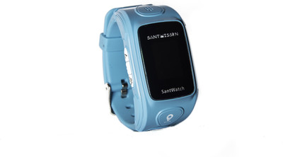 

Santwissen SantWatch-Kids wearable GPS tracker phone Blue Smartwatch(Blue Strap Regular)