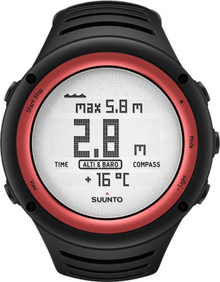 

Suunto Core Black & Lava Red Smartwatch(Black Strap Regular)