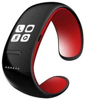 JSWE L12S OLED Bluetooth Bracelet Watch Black Smartwatch