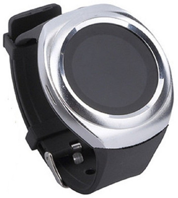 

Voltegic ® Bluetooth Sport pedometer TF Card Slot MP3 sim card Inteligente Silver Smartwatch(Black Strap Regular)
