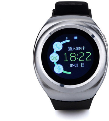 

Voltegic ™ S600 Bluetooth Wearable Device BT 3.0 TF Card Slot MP3 Mobile Phone Silver Smartwatch(Black Strap Regular)